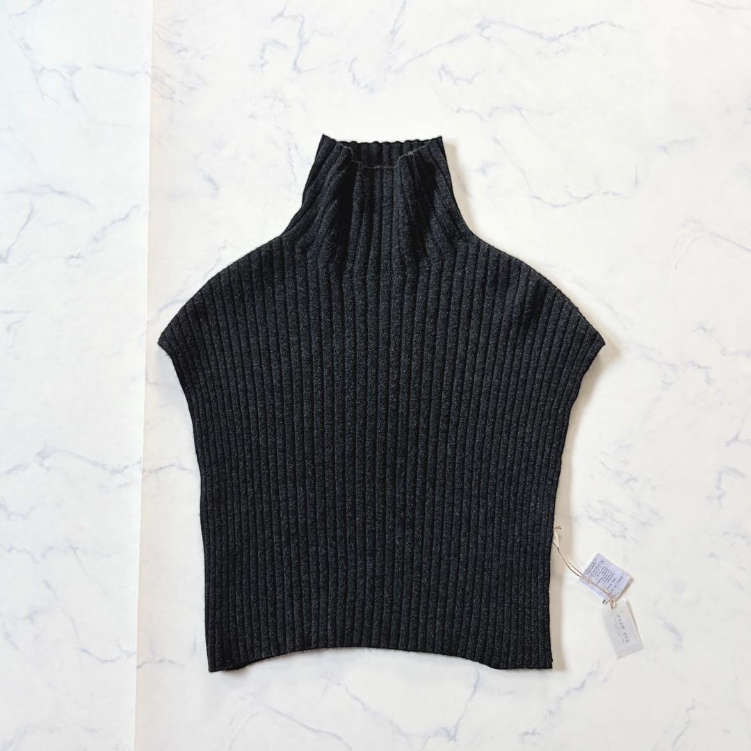 【新品タグ付き】evam eva wool rib snood ウール100%