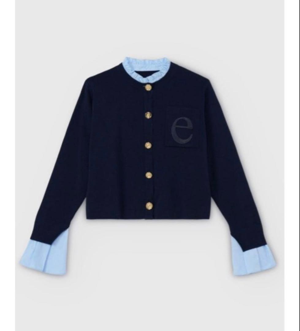 eimy istoire　Attached collar ニットジャケット