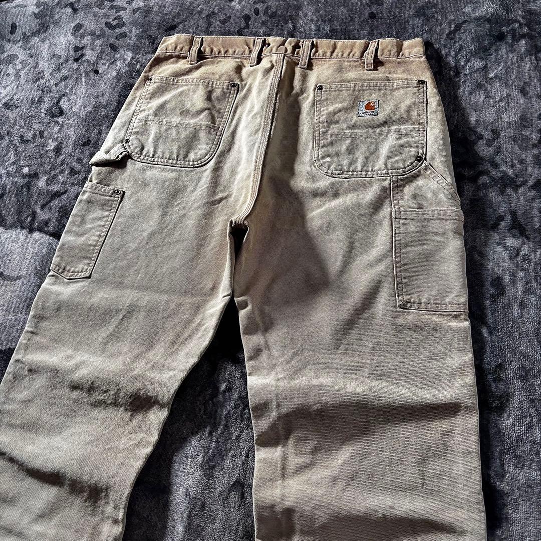 コメ欄セール！ 厚手 ダック地 一点物 ダブルニー 38×32 ビックシルエット