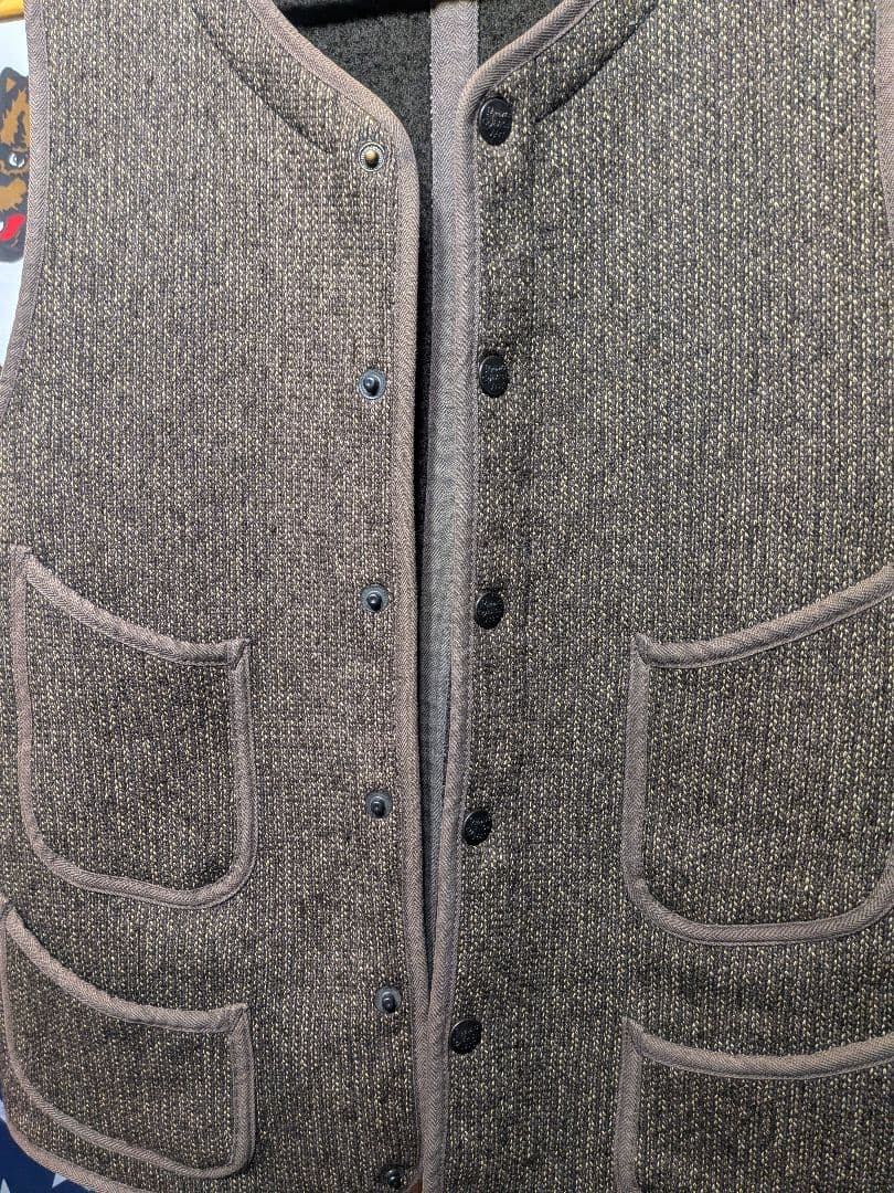 【ボタン難有り】フルカウント ブラウンズ ビーチクロス ベスト 40