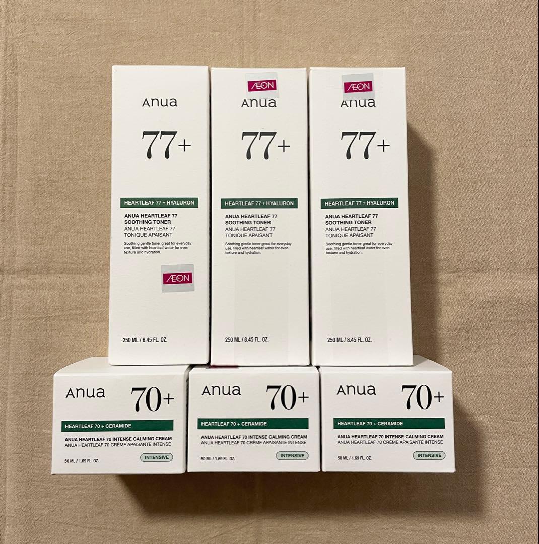 新品　Anua(アヌア)化粧水3本＋クリーム3個セット