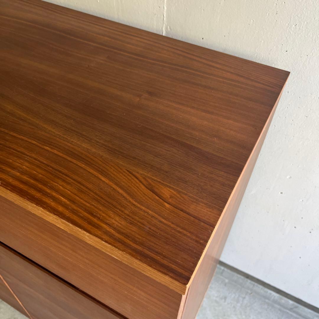 美品・廃盤希少★無印 ウォールナット材キャビネット・木製扉