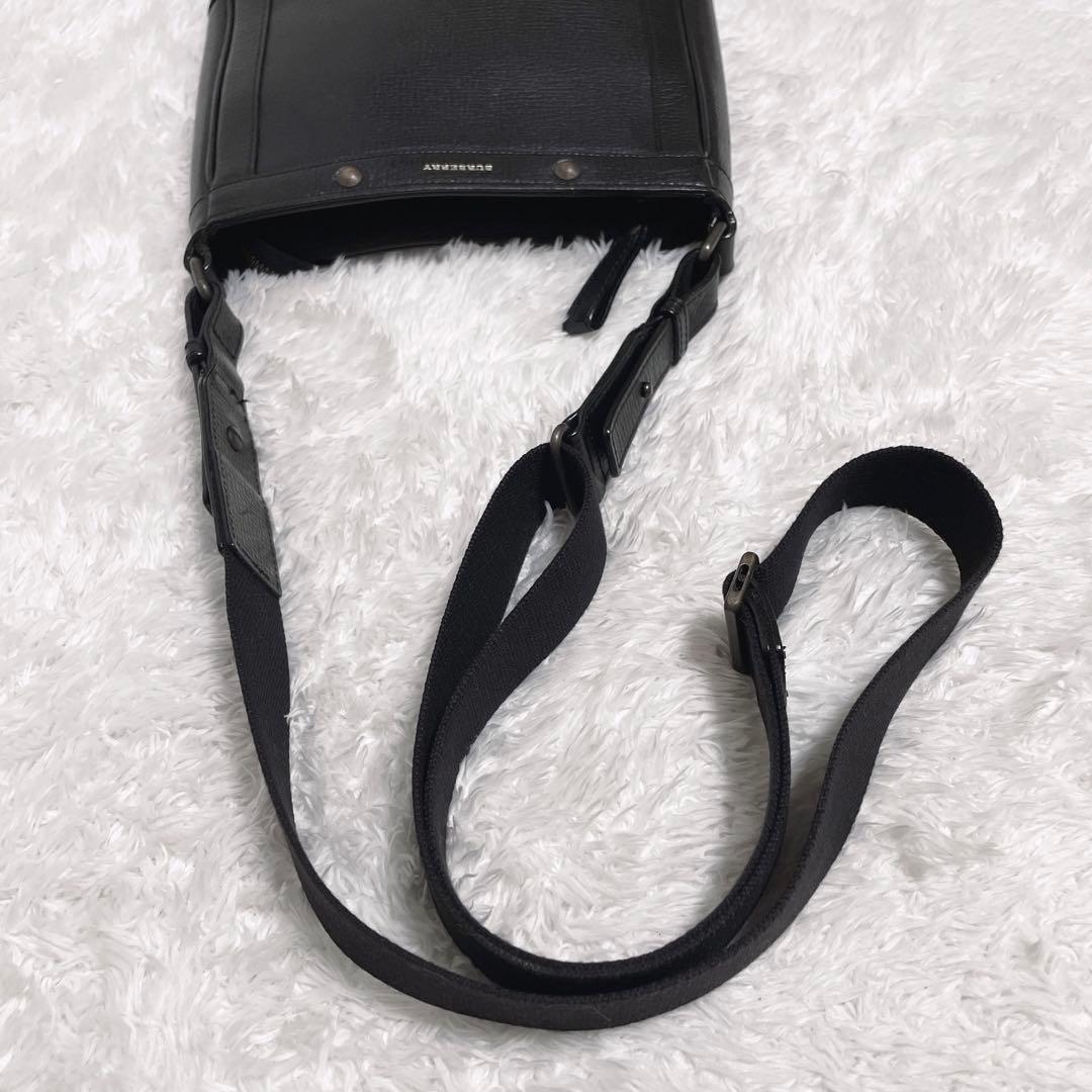 バーバリー☆クロスボディ ショルダーバッグ ブラック メンズ