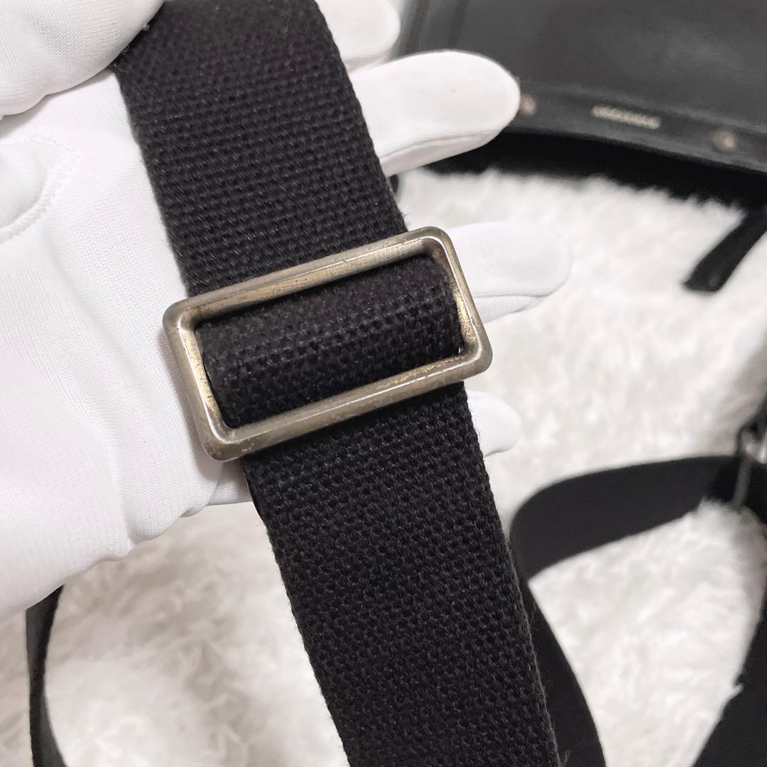 バーバリー☆クロスボディ ショルダーバッグ ブラック メンズ