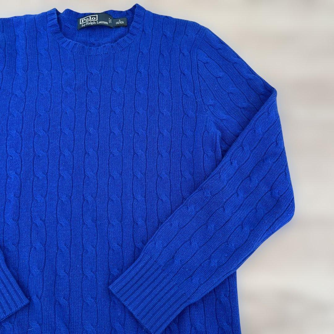 ぱ*ち様 Polo by Ralph Lauren カシミヤ100% ケーブルニ
