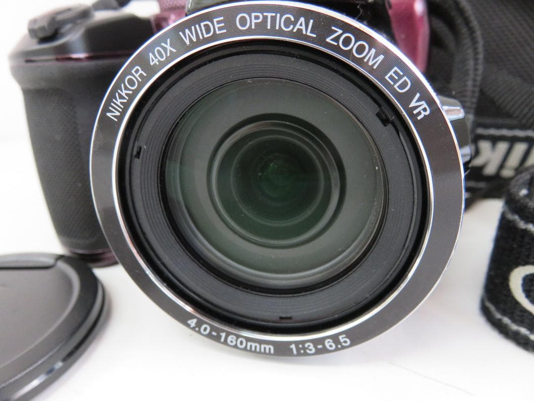 Nikon COOLPIX B500 紫 ストラップ ケース付き デジカメ