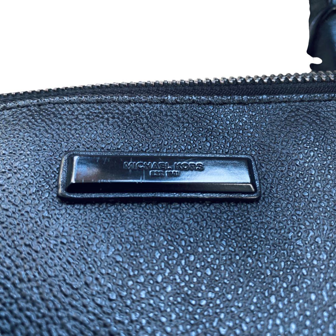 マイケルコース【美品】ペブルドレザー 2way ブリーフケース ショルダーバッグ