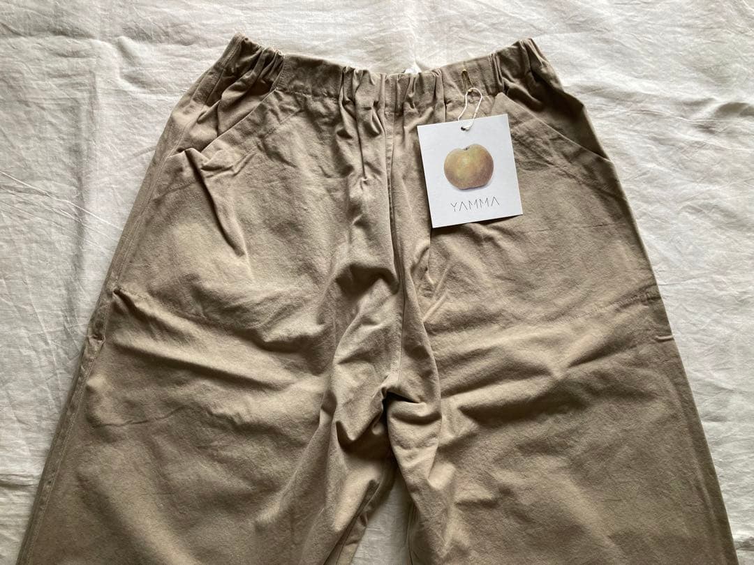 和穏【新品】ヤンマ産業 ポプリンコットン ダボダボパンツ プラス10㎝丈