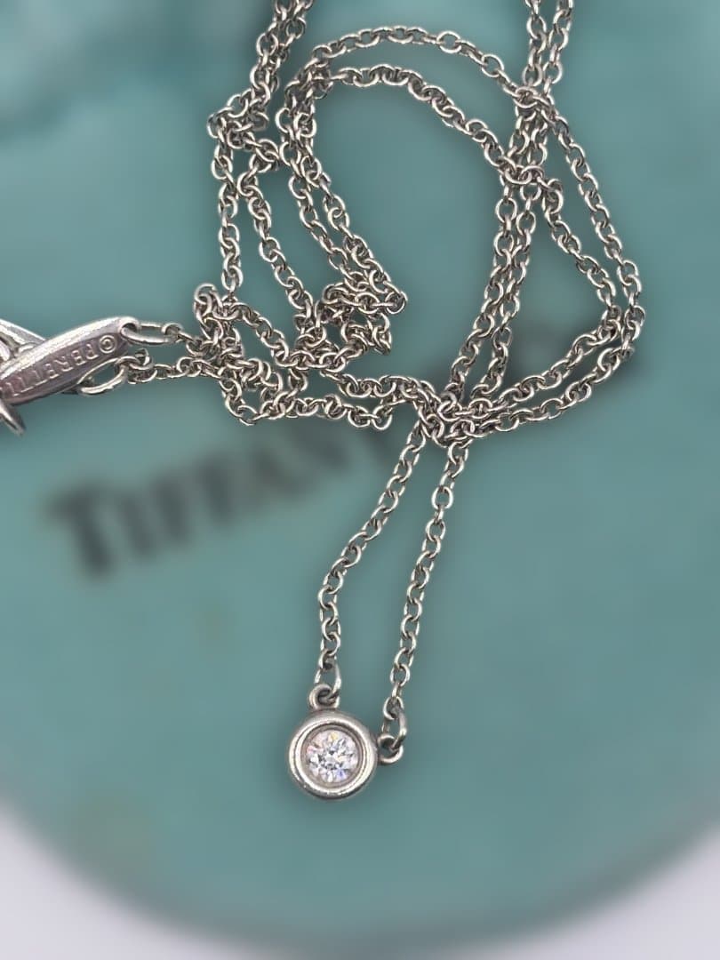 ティファニー バイザヤード ダイヤ ネックレス シルバー