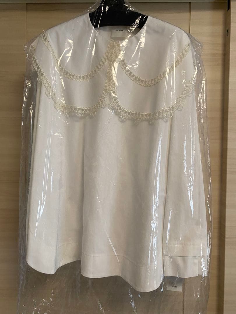 【新品・タグ付き】yori shiroconループ刺繍ロングスリーブ 38 白