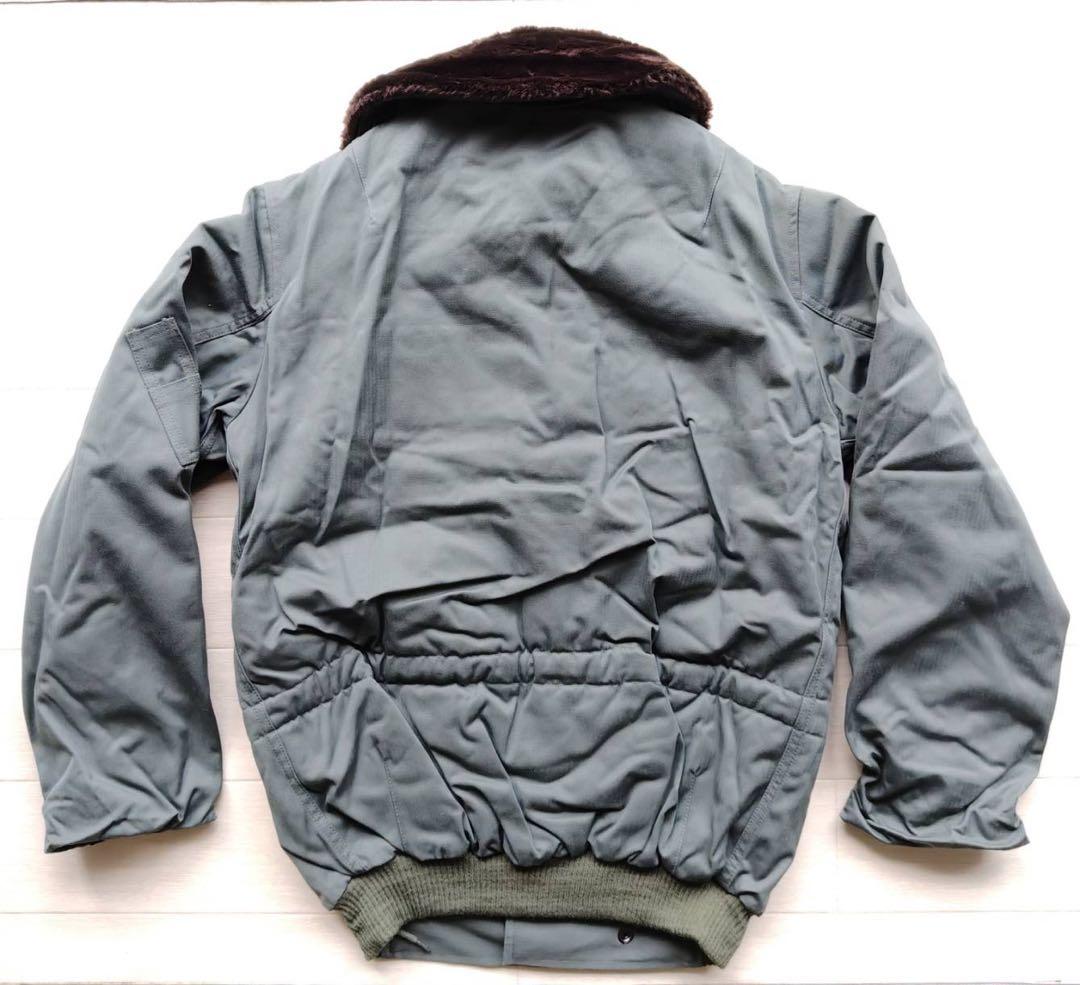 90s　フランス空軍　実物　未使用　フライトジャケット　88L　襟ボア付き