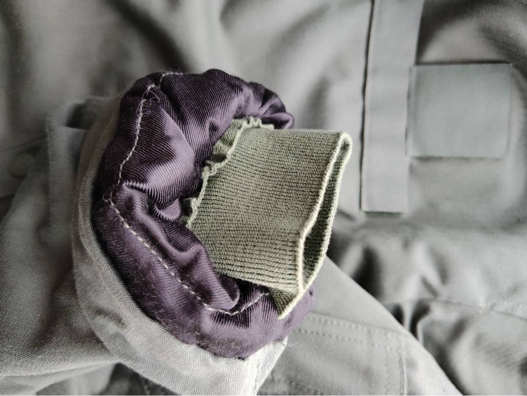 90s　フランス空軍　実物　未使用　フライトジャケット　88L　襟ボア付き