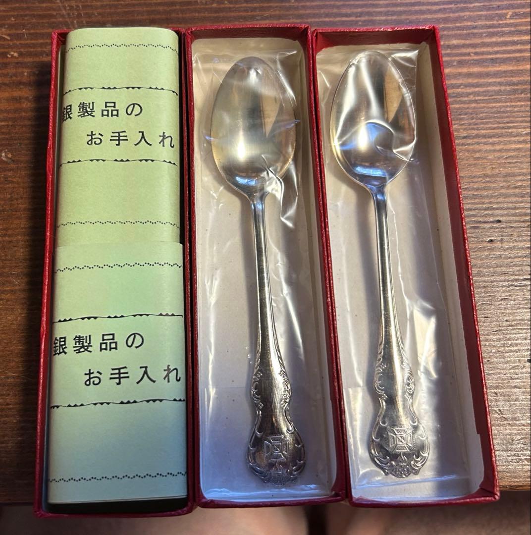 銀製品 銀製 シルバー　スプーン 2本