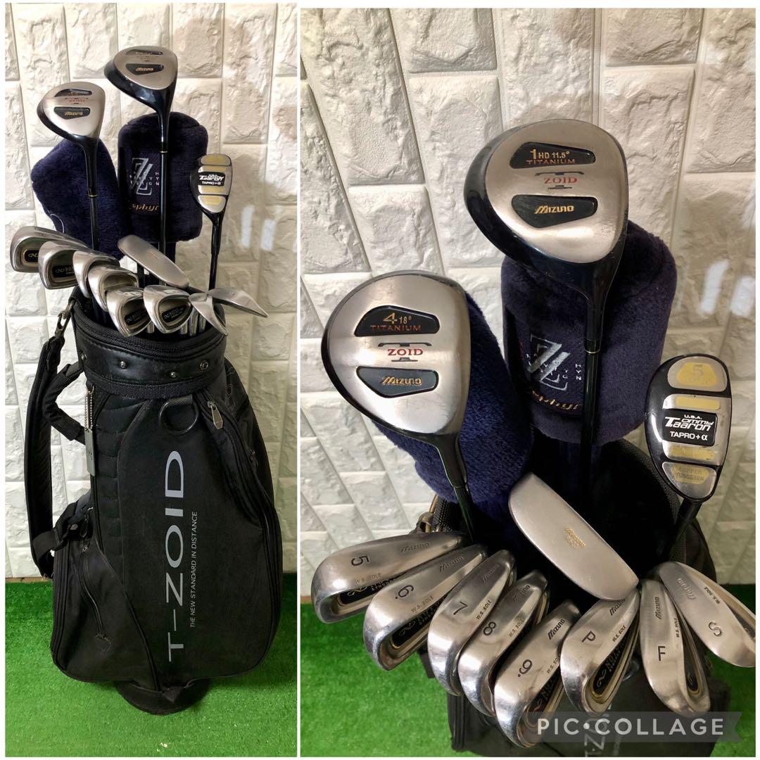 初心者おすすめ☆メンズ ゴルフクラブセット☆ミズノ☆キャディバッグ付