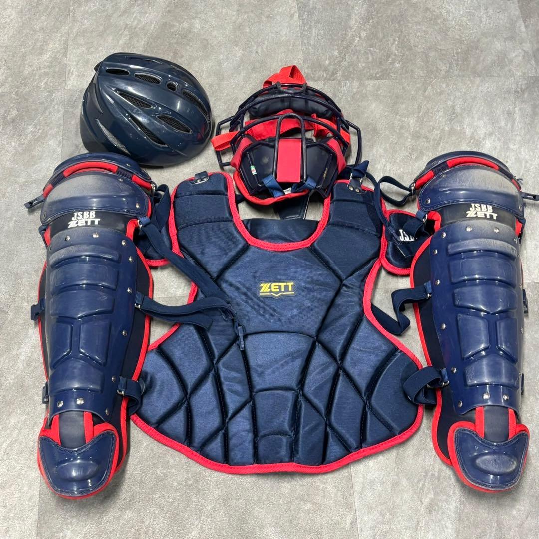 ZETT JSBB 軟式野球用 キャッチャー用プロテクターセット D7