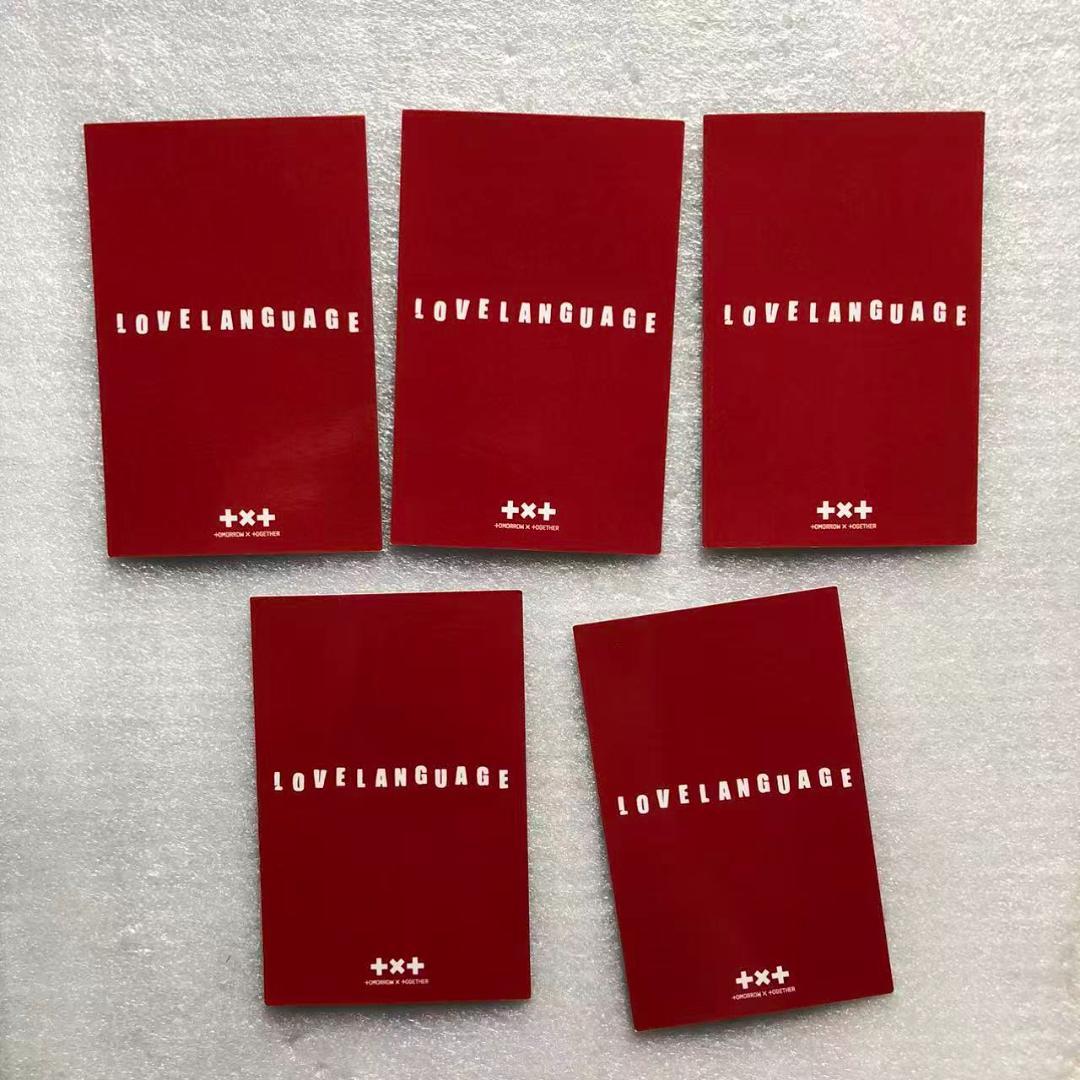 TXT LOVE LANGUAGE 韓国 公開放送 サノク トレカ 5枚