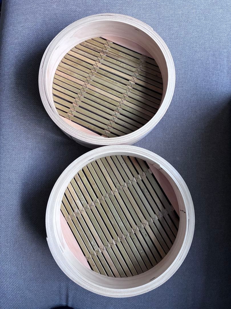 希少な国産檜中華蒸籠　せいろ　印なし 日本製30cm 2段＋蓋　ひのき　桧