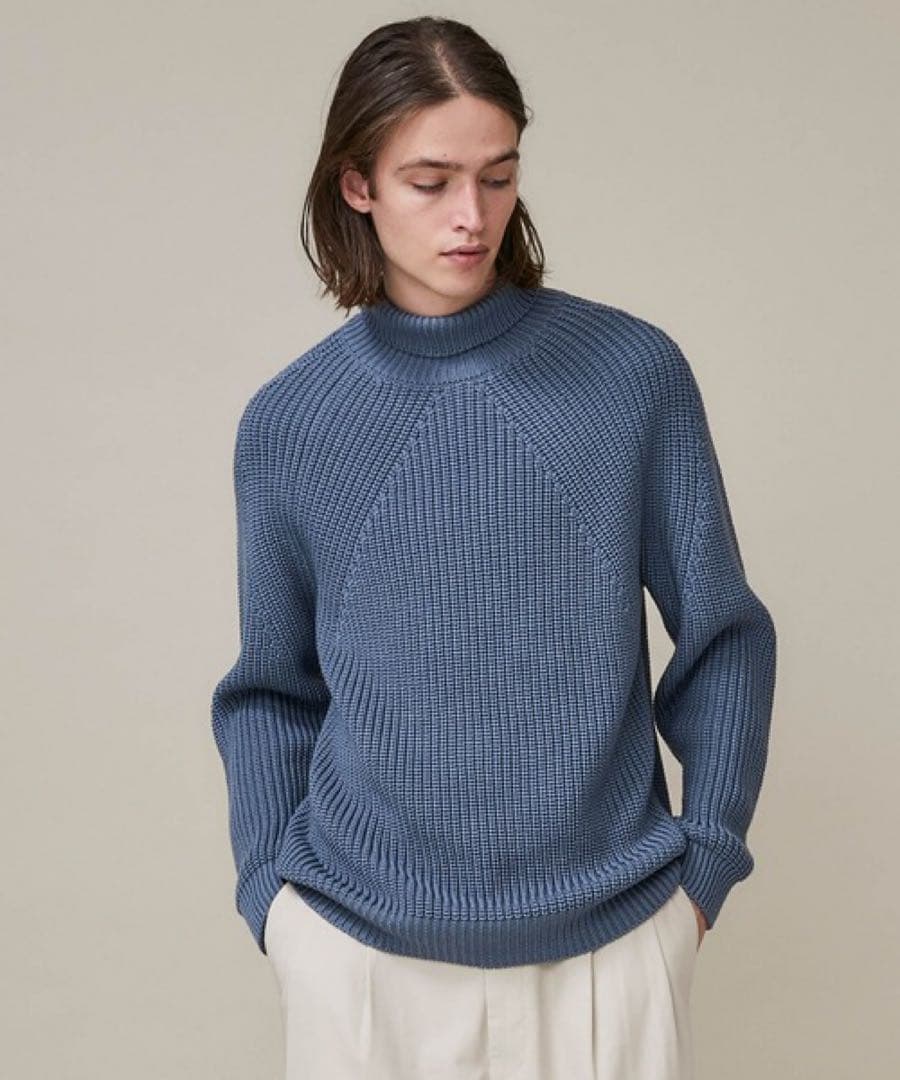 【BATONER】美品シグネチャータートルネックSIGNATURE TURTLE