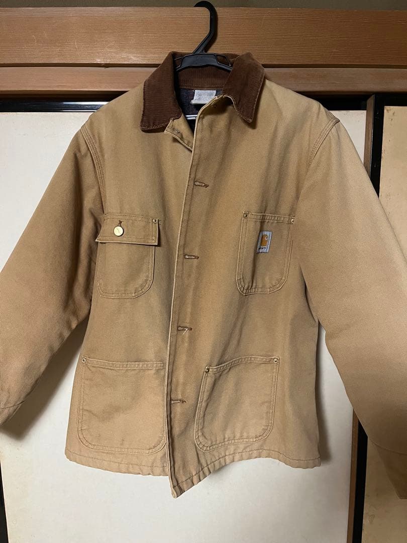 ウ*ル様 Carhartt ミシガンチョアコートUSA GOOD フェード