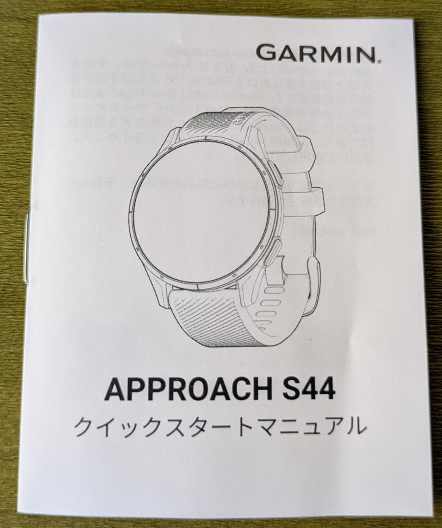 Garmin Approach S44 スマートウオッチ　保証期間内