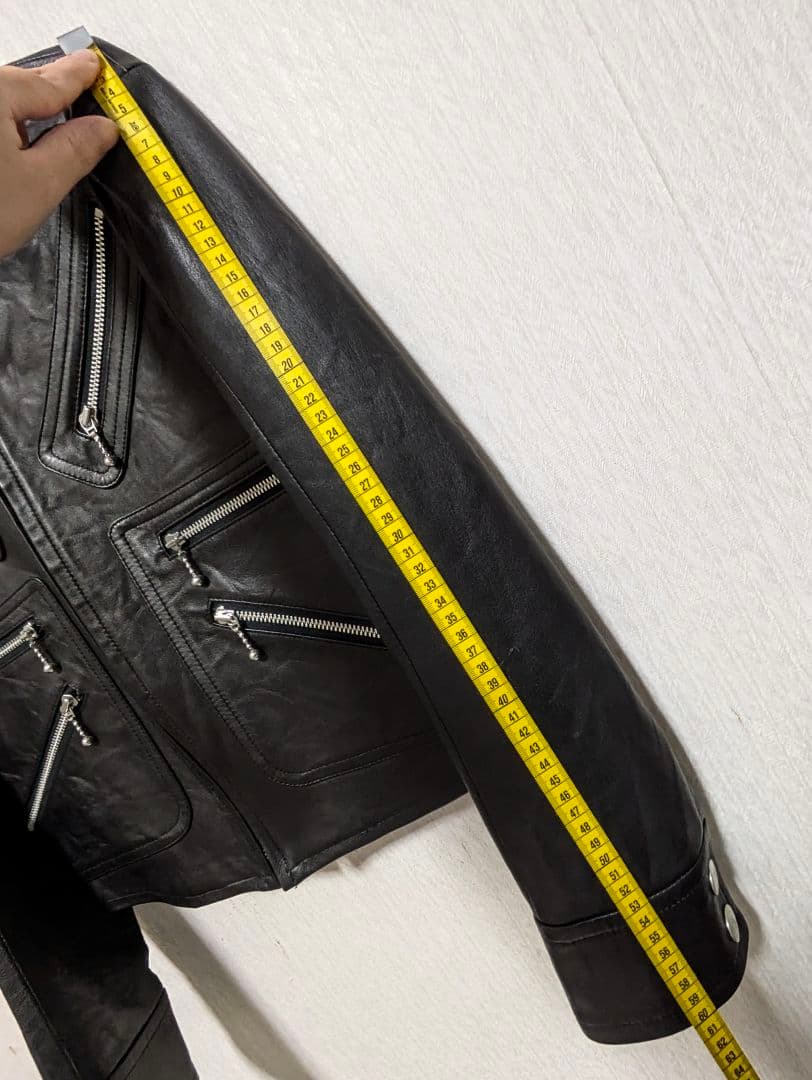 vivienne westwood レザー ライダースジャケット 6連ZIP