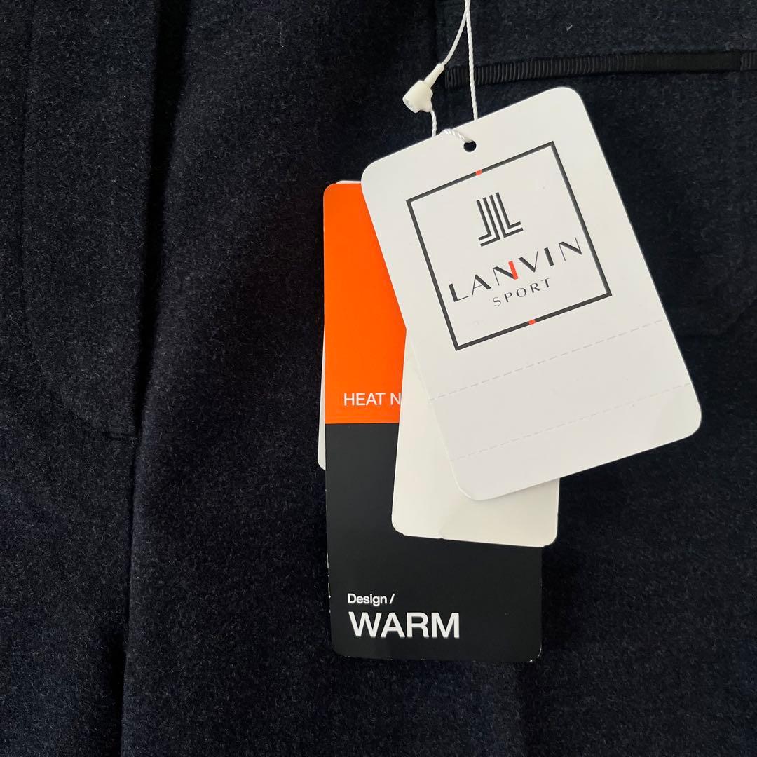 【新品未使用】ランバン スポール 【36】 ネイビー スラックス パンツ ゴルフ