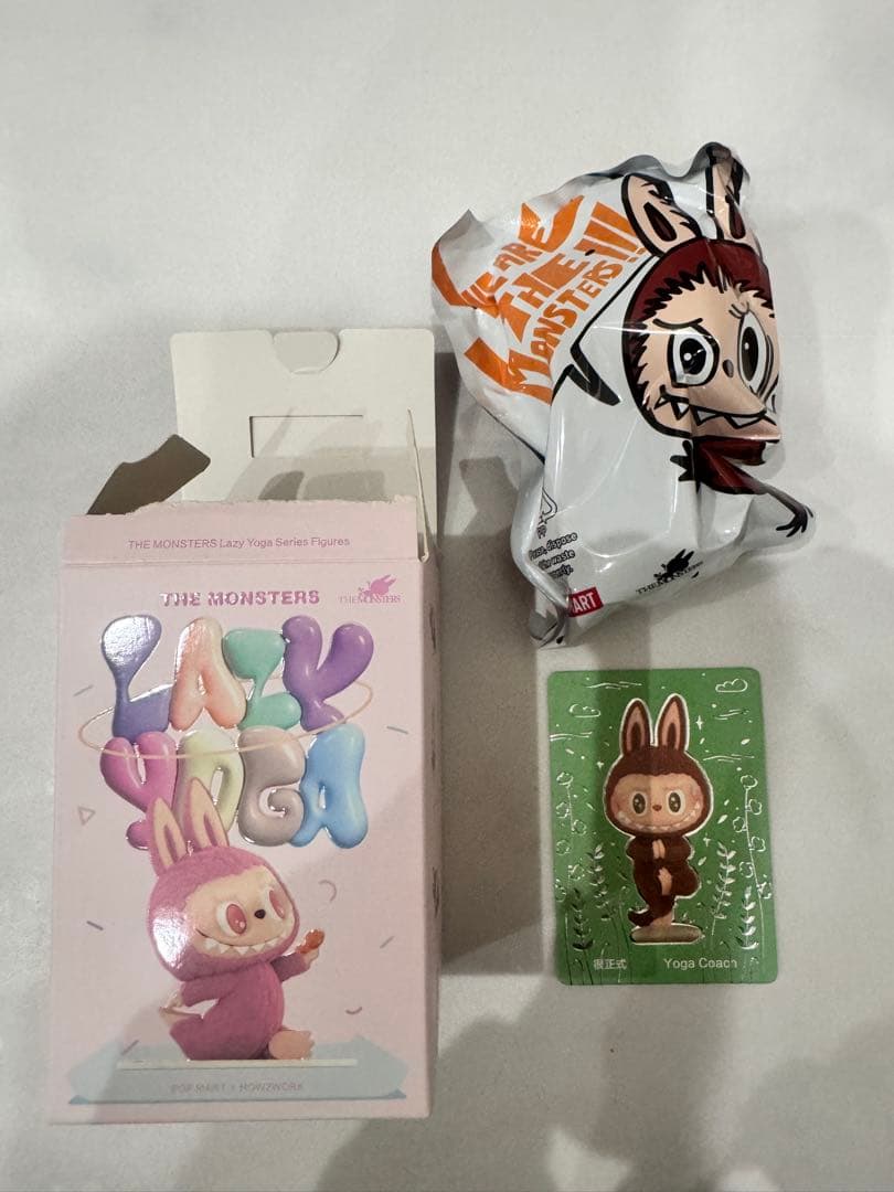 正規品POPMART labubu THE MONSTERS Lazy Yoga