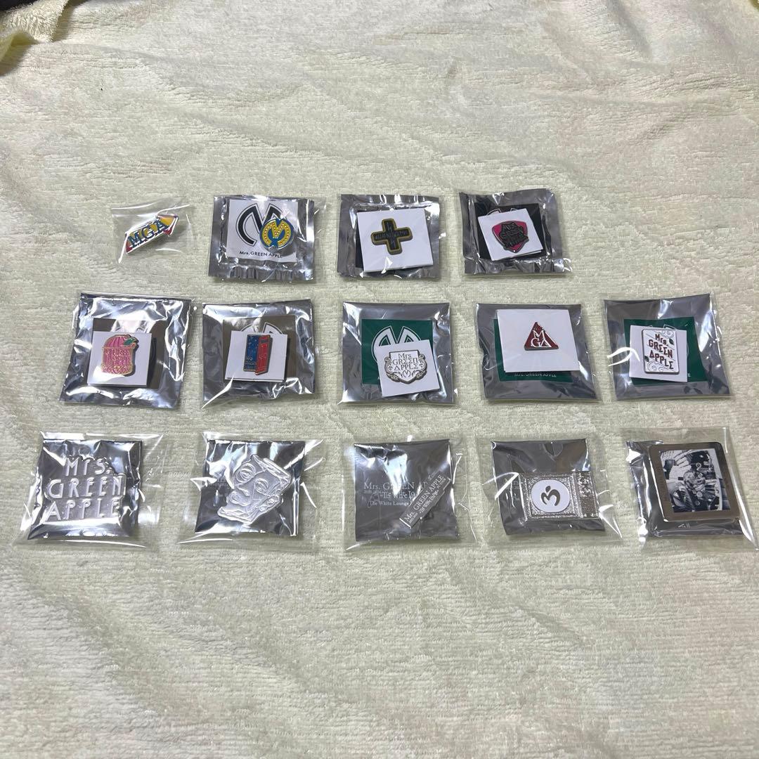 ミセスグリーンアップル ピンバッジ セット