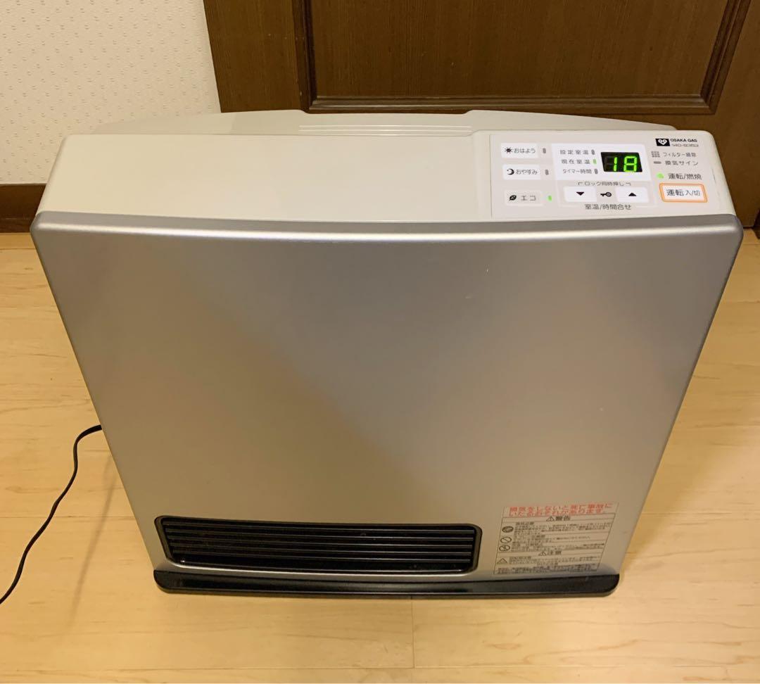 値下げ！【美品】リンナイ　都市ガスファンヒーター　RC-K4001E　ホース付