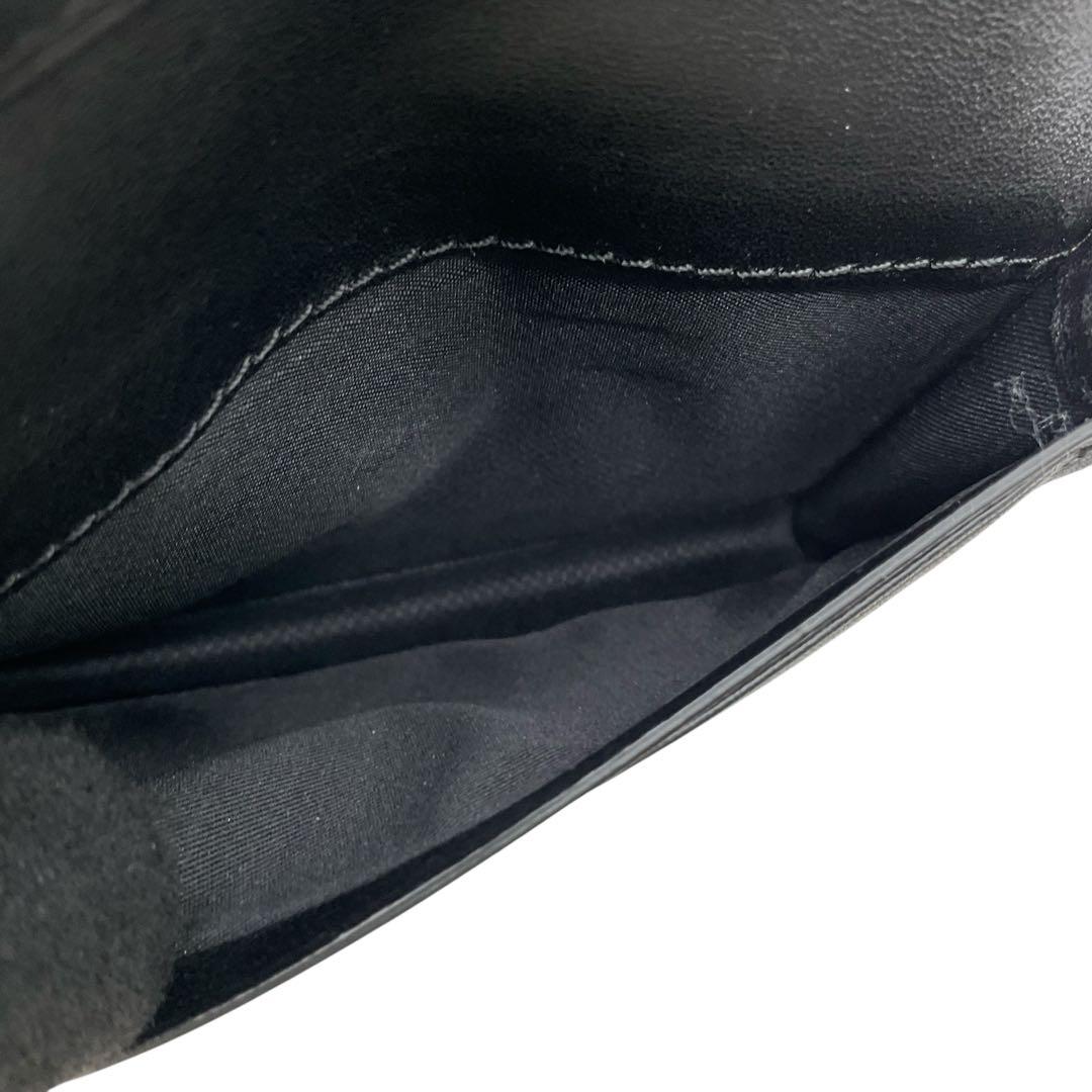 美品 TUMI トゥミ カードケース パスケース 名刺入れ ブラック レザー 黒