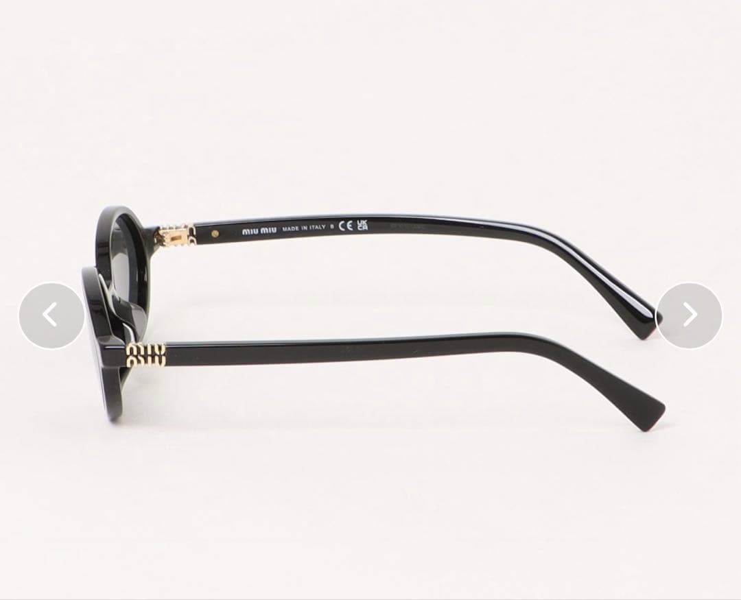 値下げ miumiu/ミュウミュウ オーバル サングラス