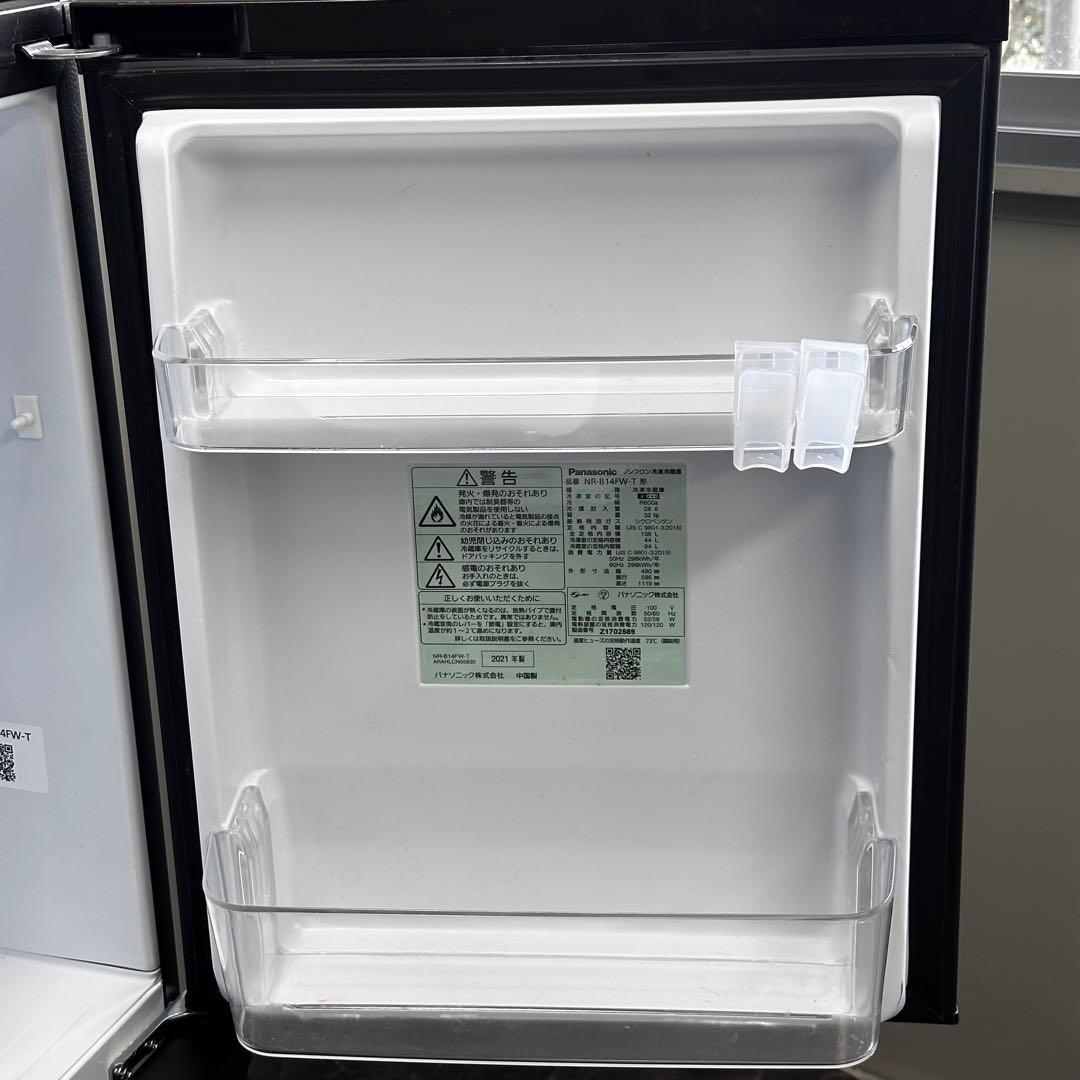 ＊送料込！設置対応◎2021Panasonic 138L NR-B14FW-T