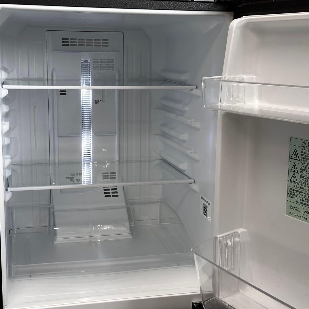 ＊送料込！設置対応◎2021Panasonic 138L NR-B14FW-T