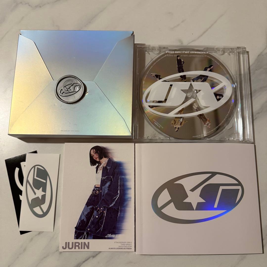 【傷あり】XG shooting star CD トレカ無