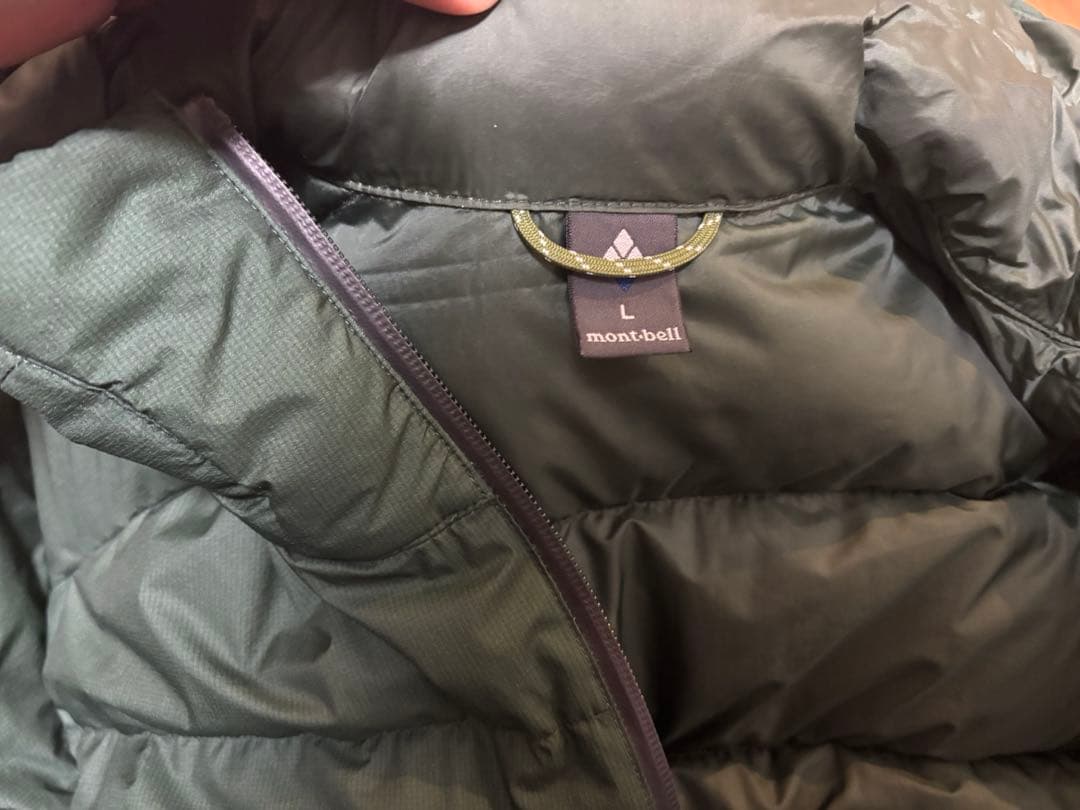 美品　モンベル　パーマフロストライトダウンパーカ　Lサイズ