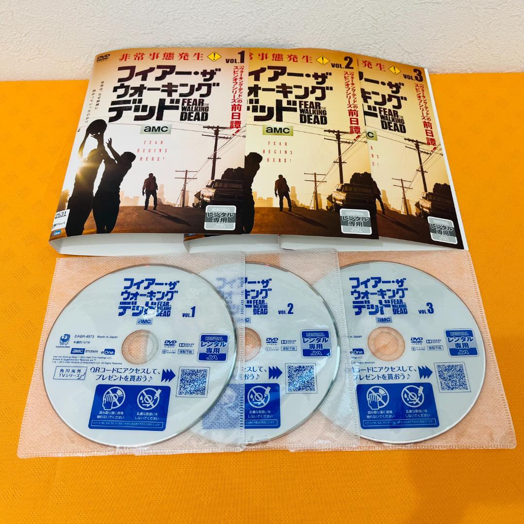『フィアー・ザ ウォーキング・デッド』シーズン1～7 計50巻 レンタル済DVD