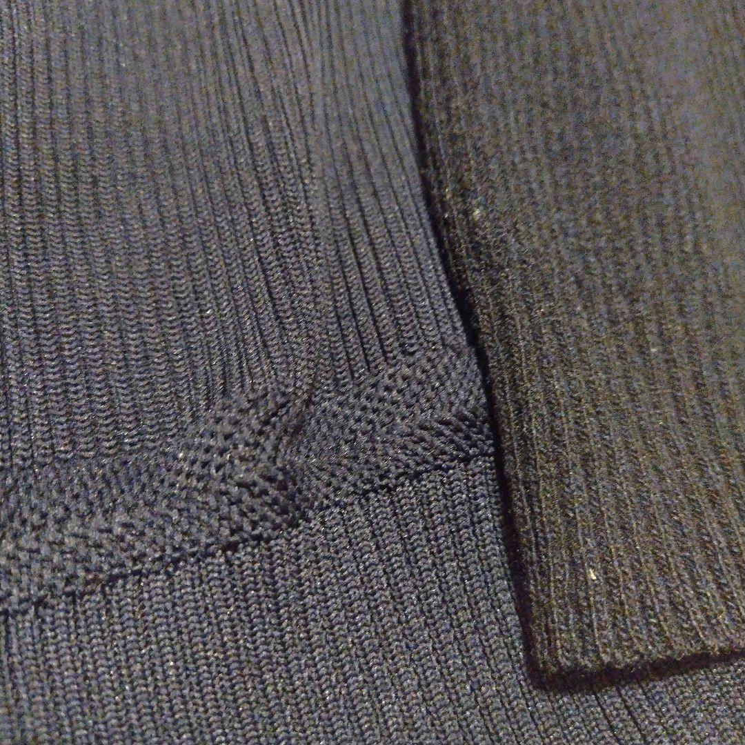 美品 16AW ギャルソン オム グラデーションニット ダークネイビー 古着