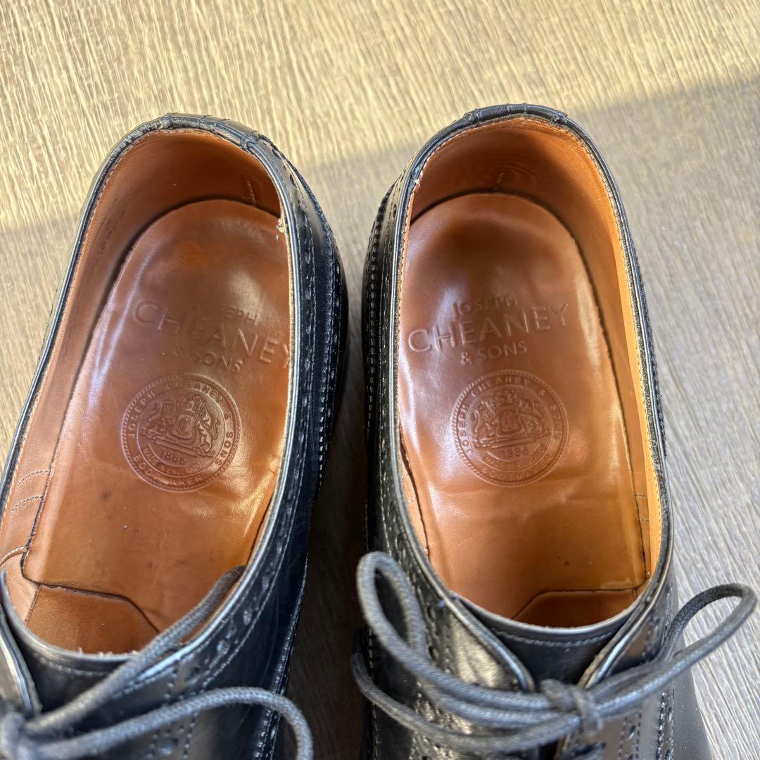 【JOSEPH CHEANEY】 WILFRED/ ブラックUK8(G)