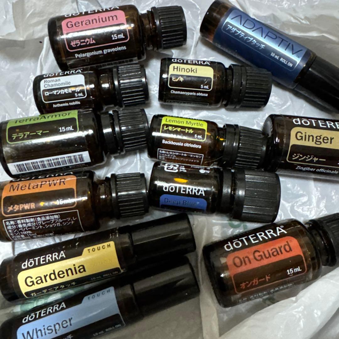doTERRA エッセンシャルオイルセット 15ml/10ml