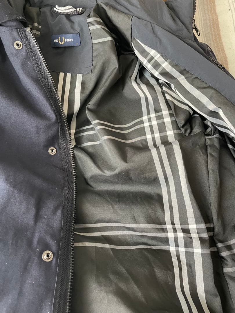 FRED PERRY モッズコート　ネイビー インナー取り外し可能