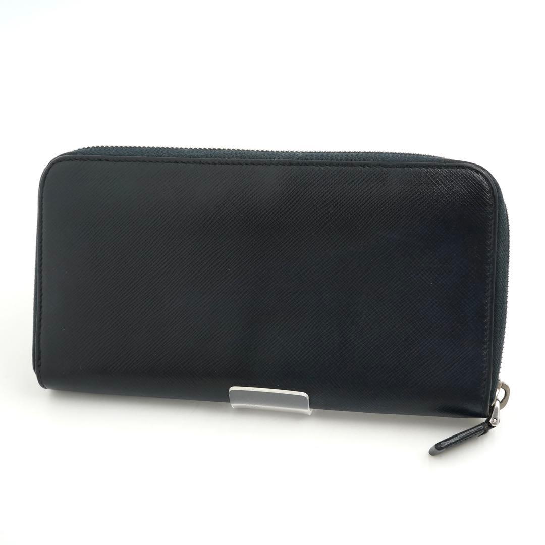 ✨極美品・希少デザイン✨　プラダ　長財布　カナパ　サフィアーノレザー　バイカラー