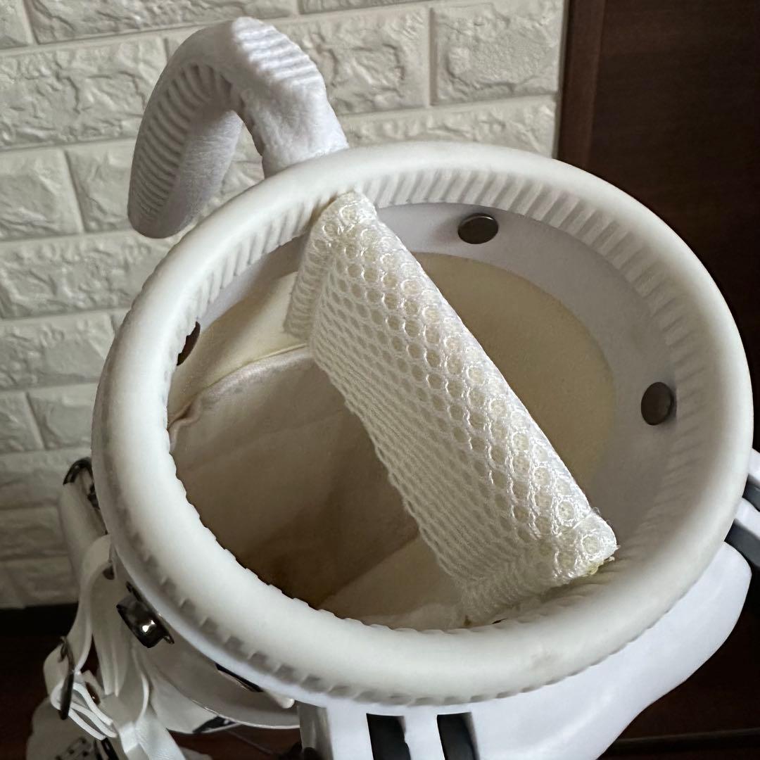 未使用 PEARLY GATES パーリーゲイツ セルフスタンドバッグ ホワイト