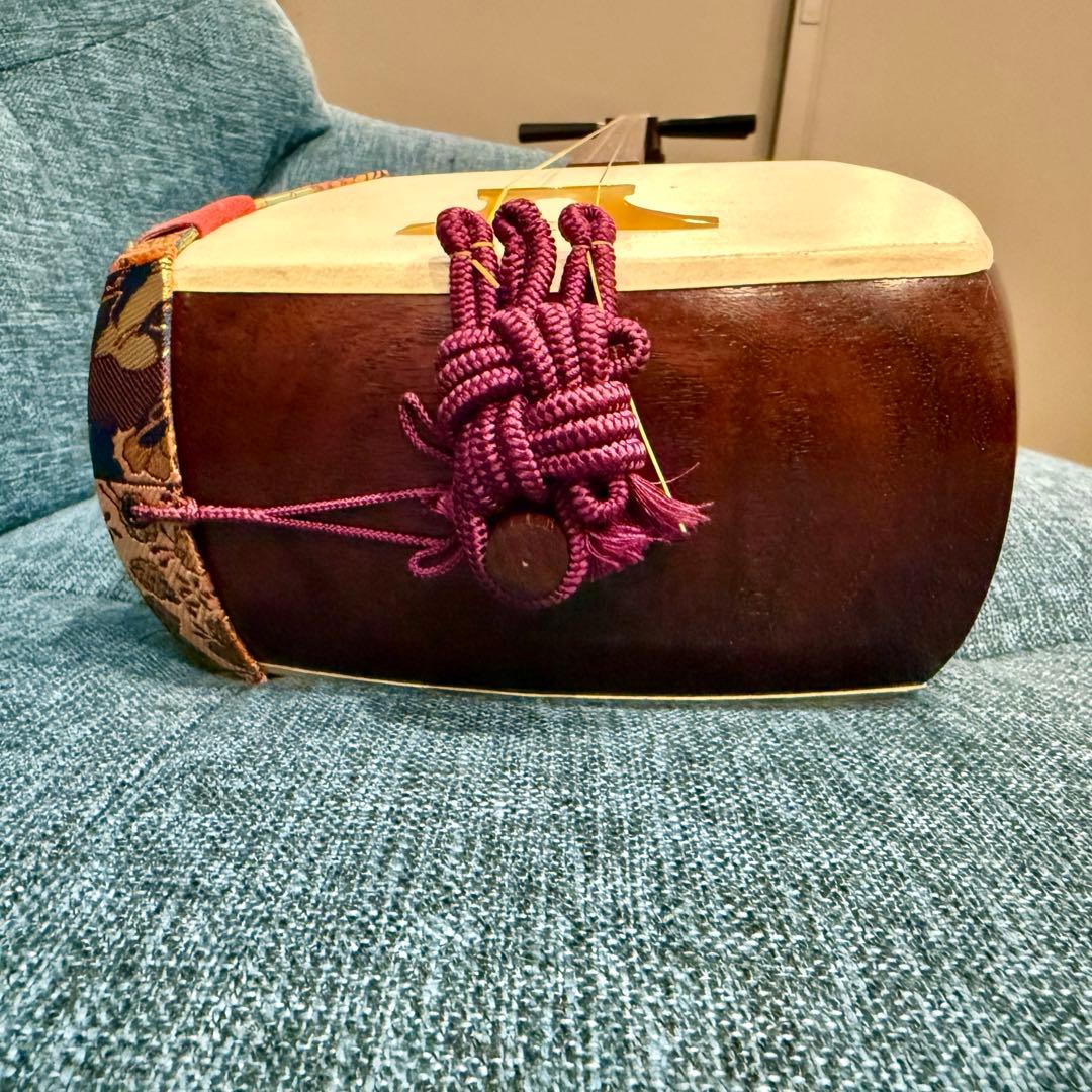 【美品】中棹三味線セット ハードケース付 初心者向け