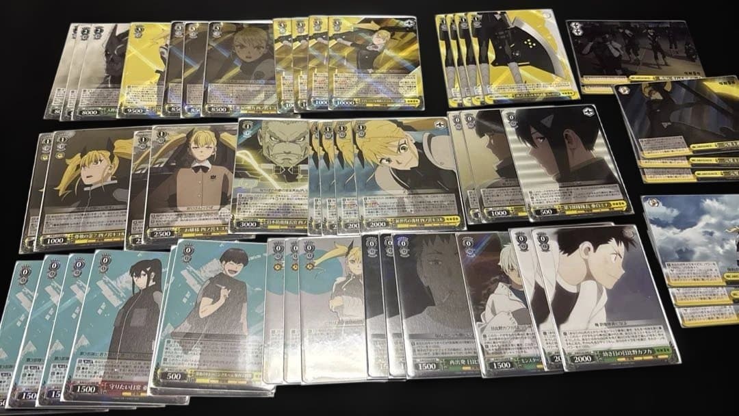 値下げ交渉可【調整パーツ増やしました】ヴァイスシュバルツ　怪獣8号　8枝デッキ