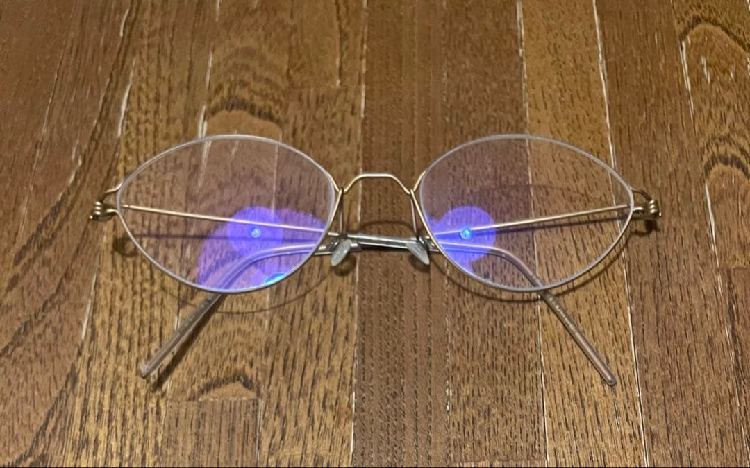 LINDBERG リンドバーク　度入りメガネ　ブルーライトカット 眼鏡 軽量