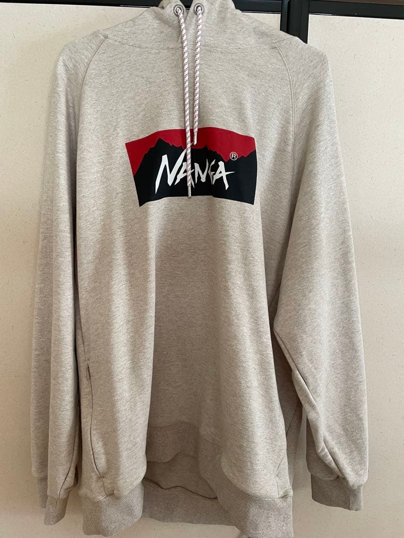 NANGA グレー スウェットパーカー XL上下セット