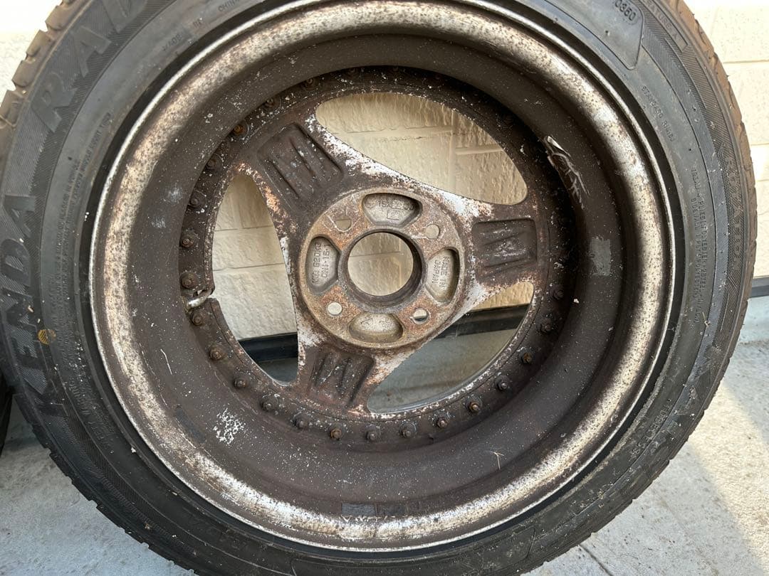 ADVAN oni 15インチ 7.5j+5 ケンダ 195/55r15 タイヤ