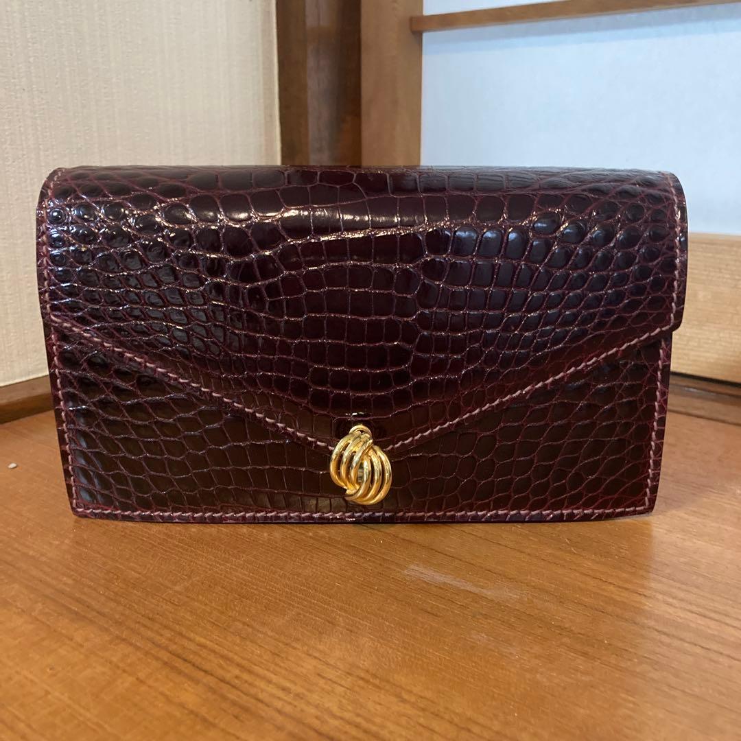 SPREAFICOクロコダイル　パーティーバッグ