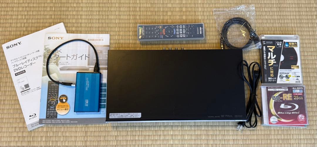 最終値下げ★美品★SONY ブルーレイレコーダー BDZ-EW500 おまけ多数