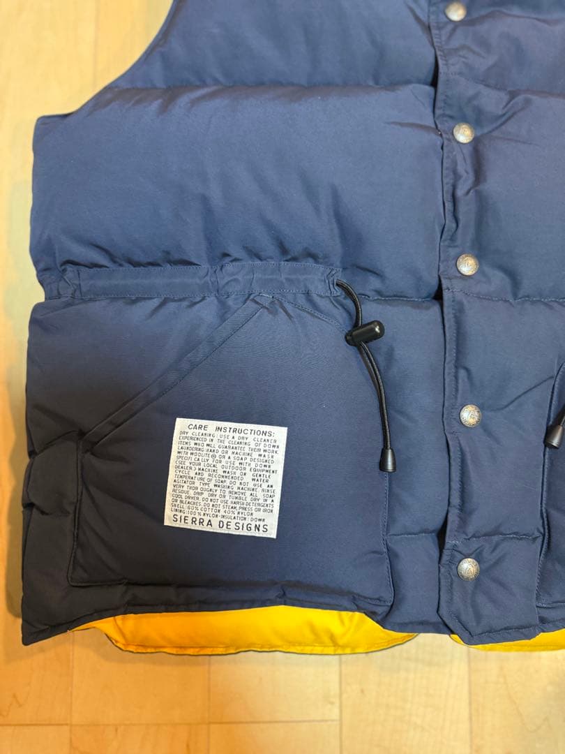 美品SIERRA DESIGNS x BEAUTY&YOUTH ダウンベスト